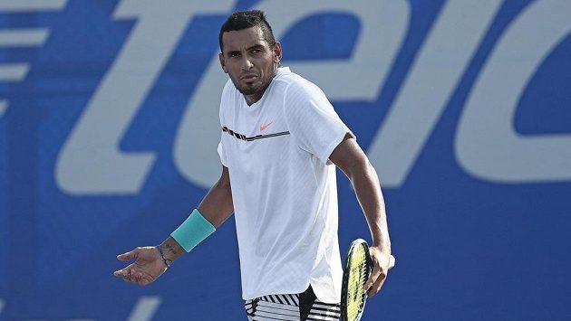 Nick Kyrgios na turnaji v Acapulcu Nick Kyrgios na turnaji v Acapulcu