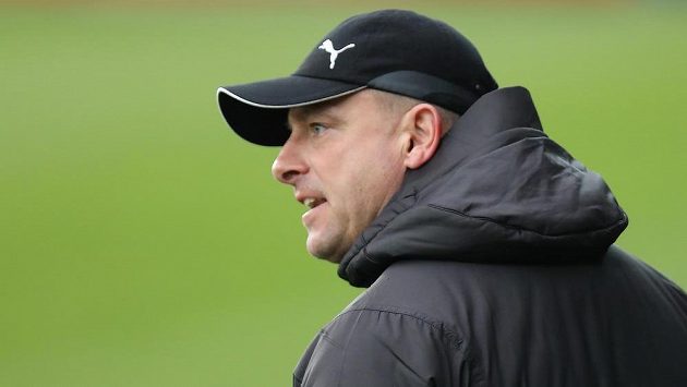 Trenér Slovácka Martin Svědík. Trenér Slovácka Martin Svědík.
