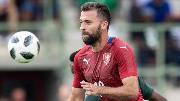 Josef Hušbauer během přípravného utkání s Nigérií v rakouském Schwechatu. Josef Hušbauer během přípravného utkání s Nigérií v rakouském Schwechatu.