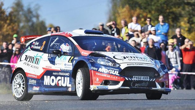 Jan Černý a Petr Černohorský s Fordem Fiesta R5 na Rallye Příbram. Jan Černý a Petr Černohorský s Fordem Fiesta R5 na Rallye Příbram.