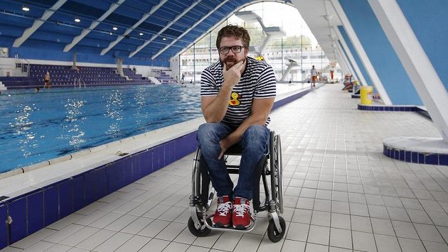 Paralympijský medailista v plavání Jan Povýšil - ilustrační foto. Paralympijský medailista v plavání Jan Povýšil - ilustrační foto.