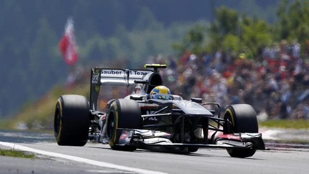 Pilot ze stáje F1 Sauber Gutierrez. Pilot ze stáje F1 Sauber Gutierrez.