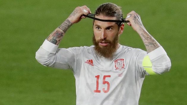 Španělský fotbalový reprezentant Sergio Ramos Španělský fotbalový reprezentant Sergio Ramos