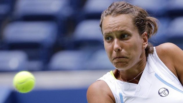 Česká tenistka Barbora Strycová na US Open. Česká tenistka Barbora Strycová na US Open.