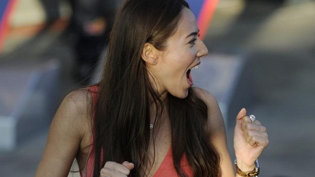 Jessica Michibata jásá, její přítel Jenson Button vyhrál Velkou cenu Austrálie. Jessica Michibata jásá, její přítel Jenson Button vyhrál Velkou cenu Austrálie.