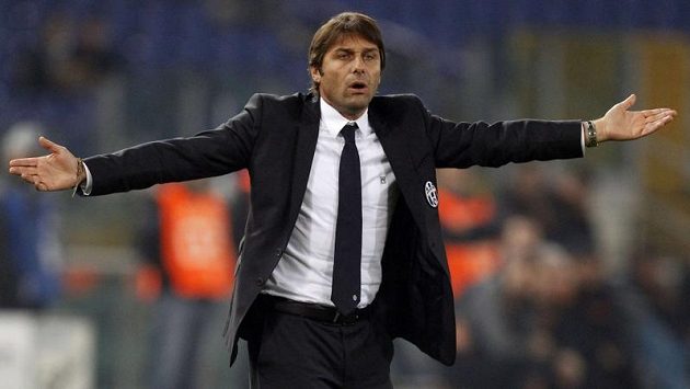 Antonio Conte, kouč fotbalistů Juventusu Turín Antonio Conte, kouč fotbalistů Juventusu Turín