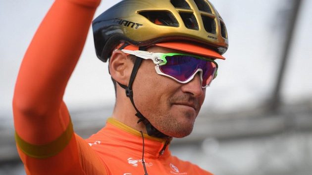 Hvězdný belgický cyklista Greg Van Avermaet Hvězdný belgický cyklista Greg Van Avermaet