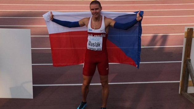 Pavel Maslák po zisku bronzu na ME do 23 let v Tampere. Pavel Maslák po zisku bronzu na ME do 23 let v Tampere.