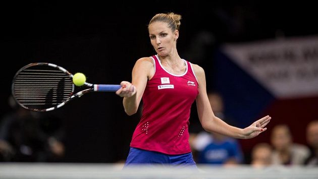 Česká tenistka Karolína Plíšková. Česká tenistka Karolína Plíšková.