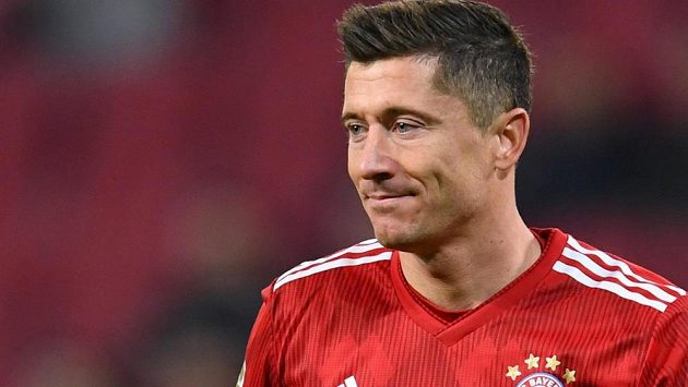 Kanonýr Bayernu Mnichov Robert Lewandowski. Kanonýr Bayernu Mnichov Robert Lewandowski.