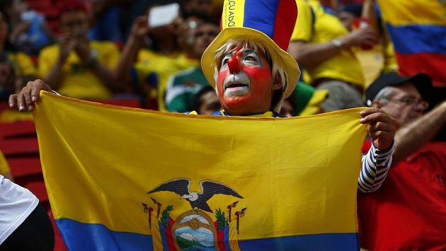 Fanoušci Chile na světovém šampionátu v Brazílii. Fanoušci Chile na světovém šampionátu v Brazílii.