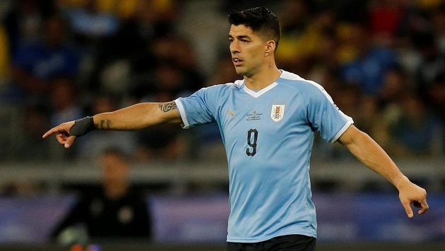 Luis Suárez v dresu Uruguaye. Luis Suárez v dresu Uruguaye.