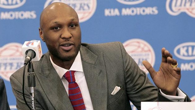 Lamar Odom na archivním snímku z tiskové konference. Lamar Odom na archivním snímku z tiskové konference.