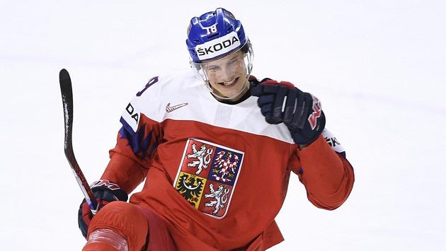 Český útočník Dominik Kubalík. Český útočník Dominik Kubalík.