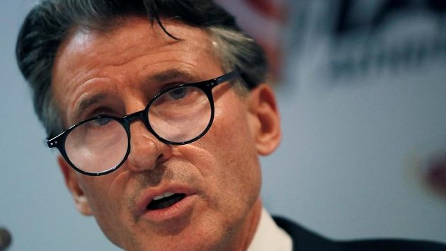 Předseda IAAF Sebastian Coe. Předseda IAAF Sebastian Coe.