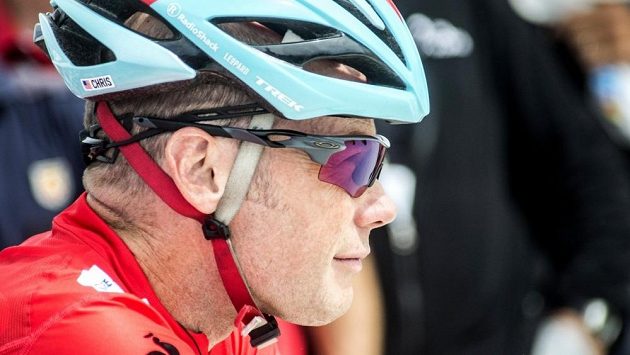 Chris Horner na startu královské etapy Vuelty. Chris Horner na startu královské etapy Vuelty.