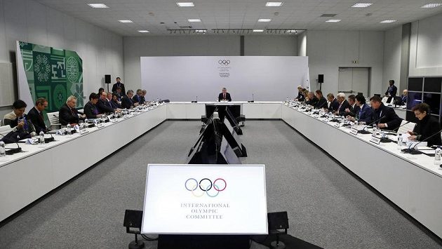 Zasedání mezinárodního olympijského výboru. Zasedání mezinárodního olympijského výboru.