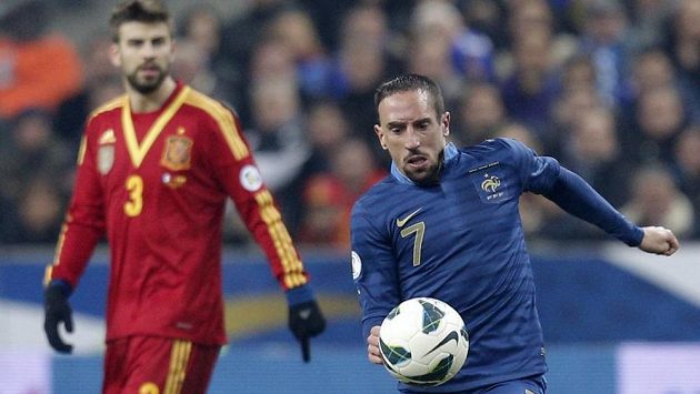 Franck Ribéry odehraje v Brazílii svůj poslední světový šampionát v dresu francouzské reprezentace. Franck Ribéry odehraje v Brazílii svůj poslední světový šampionát v dresu francouzské reprezentace.