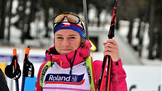 Česká biatlonistka Tereza Vinklárková na juniorském MS v Lenzerheide. Česká biatlonistka Tereza Vinklárková na juniorském MS v Lenzerheide.