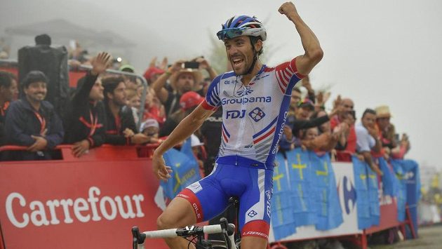 Horskou 15. etapu Vuelty s dojezdem na kopec Lagos de Covadonga vyhrál po sólu Francouz Thibaut Pinot. Horskou 15. etapu Vuelty s dojezdem na kopec Lagos de Covadonga vyhrál po sólu Francouz Thibaut Pinot.