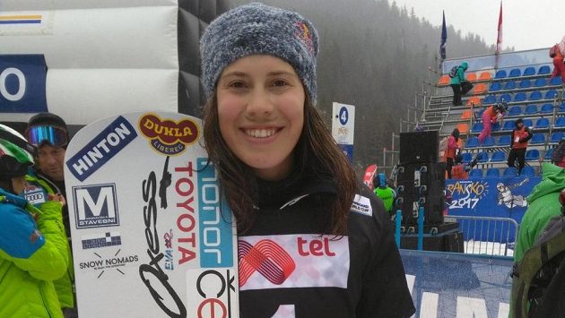 Česká snowboardistka Eva Samková. Česká snowboardistka Eva Samková.