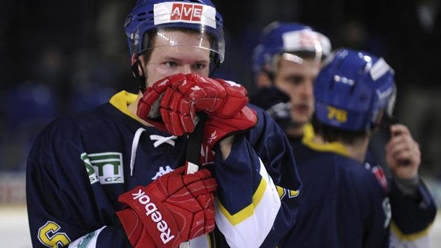 Zklamaní hokejisté Ústí nad Labem po finále 1. ligy Zklamaní hokejisté Ústí nad Labem po finále 1. ligy