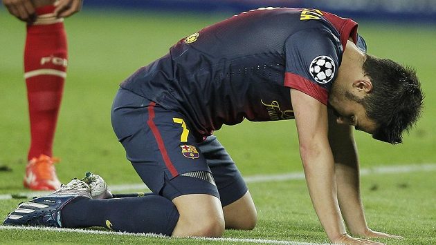 Deziluze útočníka Davida Villy, Barcelona utržila od Bayernu debakl i v odvetě. Deziluze útočníka Davida Villy, Barcelona utržila od Bayernu debakl i v odvetě.