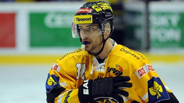Litvínovský útočník Jakub Petružálek. Litvínovský útočník Jakub Petružálek.