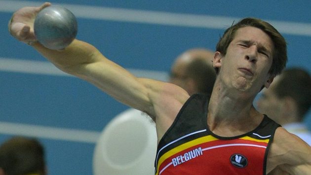 Belgický vícebojař Thomas van der Plaetsen. Belgický vícebojař Thomas van der Plaetsen.