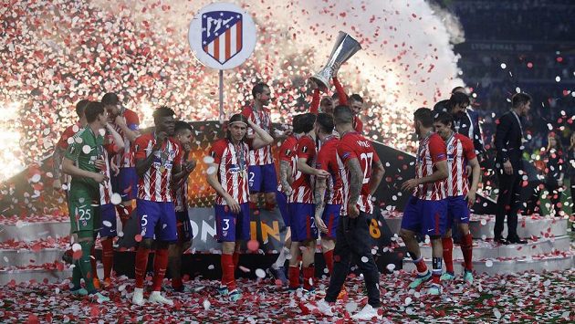 Atlético slaví, v Lyonu vyhrálo finále EL. Atlético slaví, v Lyonu vyhrálo finále EL.