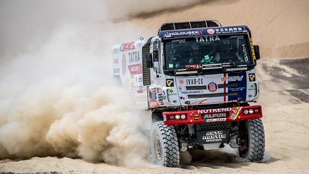 Martin Kolomý na trati Rallye Dakar. Martin Kolomý na trati Rallye Dakar.