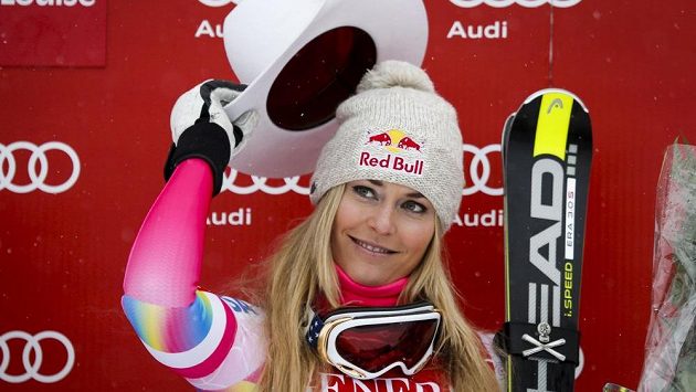 Půvabná americká lyžařka Lindsey Vonnová. Půvabná americká lyžařka Lindsey Vonnová.