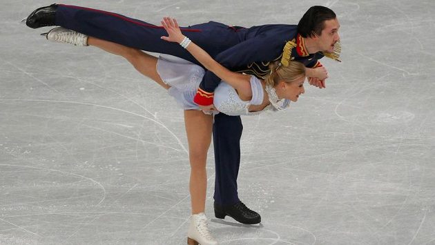 Ruští krasobruslaři Taťjana Volosožarová a Maxim Traňkov. Ruští krasobruslaři Taťjana Volosožarová a Maxim Traňkov.