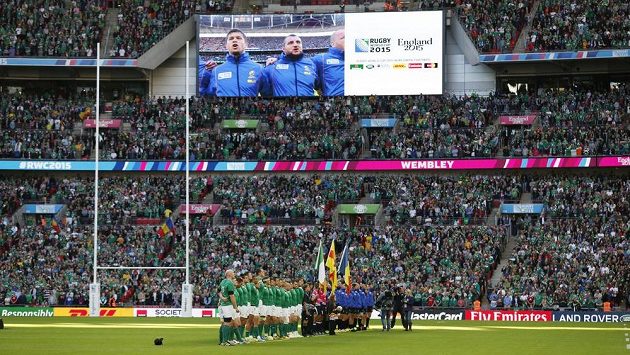 Zápas mezi Irskem a Rumunskem sledovalo ve Wembley 89 267 diváků. Zápas mezi Irskem a Rumunskem sledovalo ve Wembley 89 267 diváků.