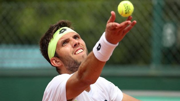 Jiří Veselý na French Open. Jiří Veselý na French Open.