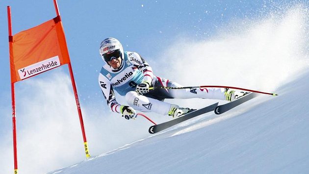 Olympijský šampión Matthias Mayer z Rakouska triumfoval také ve sjezdu v Lenzerheide. Olympijský šampión Matthias Mayer z Rakouska triumfoval také ve sjezdu v Lenzerheide.