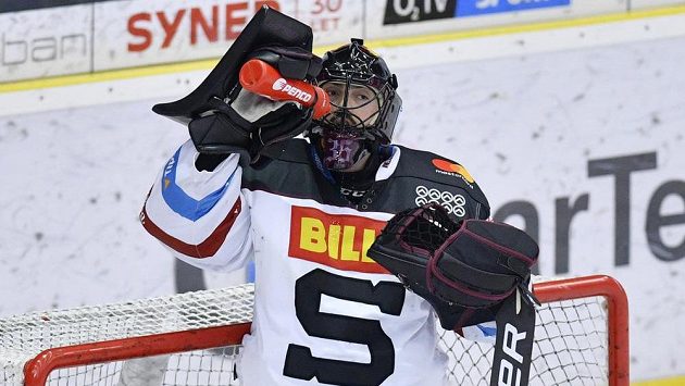 Brankář Sparty Matěj Machovský. Brankář Sparty Matěj Machovský.