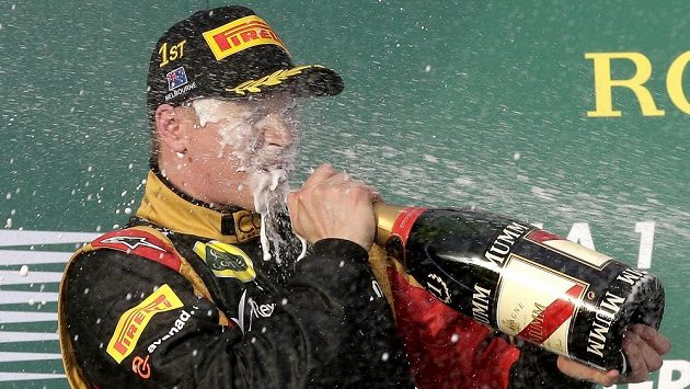 Räikkönen si užívá triumfu v úvodním závodu sezóny na Velké ceně Austrálie Räikkönen si užívá triumfu v úvodním závodu sezóny na Velké ceně Austrálie