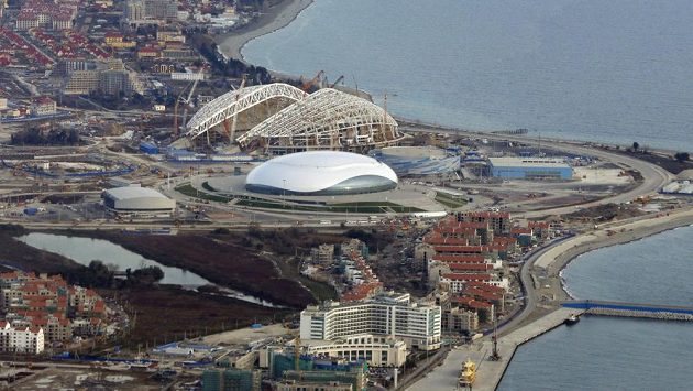 Dějiště Zimních olympijských her 2014 Soči rok před zahájením největšího sportovního svátku. Dějiště Zimních olympijských her 2014 Soči rok před zahájením největšího sportovního svátku.