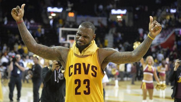 Hvězdný LeBron James. Hvězdný LeBron James.
