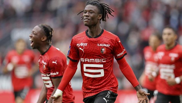 Radost fotbalistů Montpellier. Radost fotbalistů Montpellier.