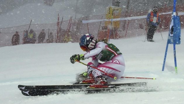 Americká lyžařka Mikaela Shiffrinová Americká lyžařka Mikaela Shiffrinová