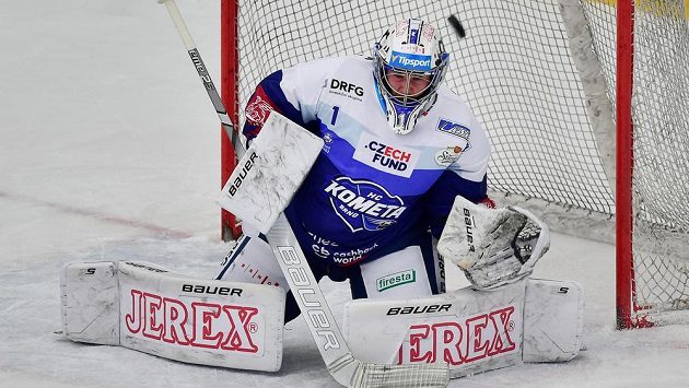 Brankář Brna Marek Čiliak. Brankář Brna Marek Čiliak.