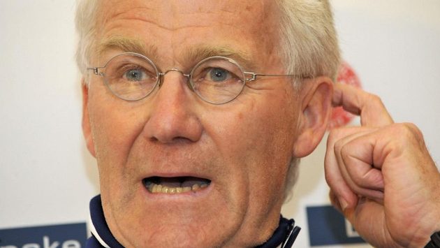 Trenér dánské fotbalové reprezentace Morten Olsen Trenér dánské fotbalové reprezentace Morten Olsen