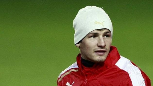 Václav Pilař na tréninku fotbalistů Plzně Václav Pilař na tréninku fotbalistů Plzně