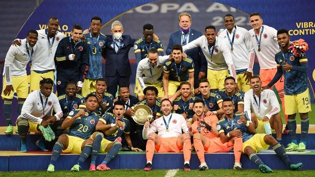 Fotbalisté Kolumbie vybojovali na mistrovství Jižní Ameriky bronz. Fotbalisté Kolumbie vybojovali na mistrovství Jižní Ameriky bronz.
