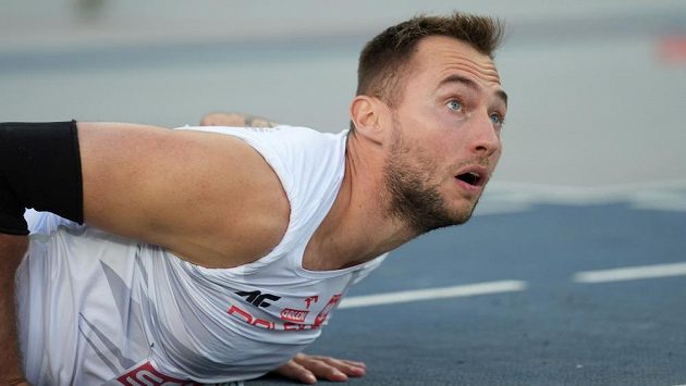 Polský oštěpař Marcin Krukowski. Polský oštěpař Marcin Krukowski.