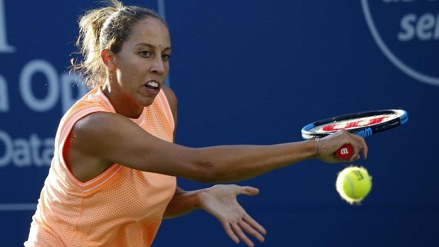 Americká tenistka Madison Keysová na turnaji ve Washingtonu brzy skončila. Americká tenistka Madison Keysová na turnaji ve Washingtonu brzy skončila.