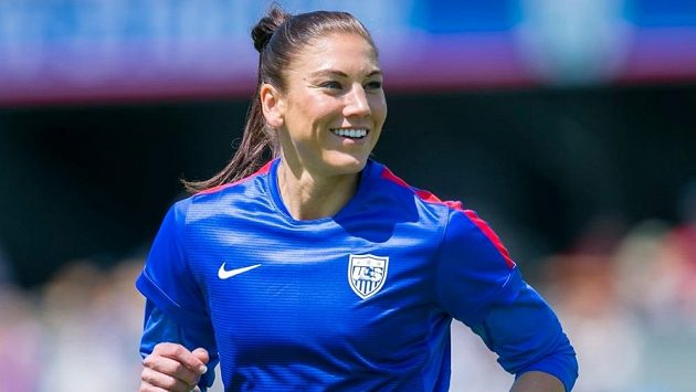 Bývalá hvězda fotbalové reprezentace USA Hope Solová Bývalá hvězda fotbalové reprezentace USA Hope Solová