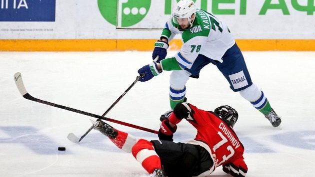 Z finálové série Východní konference KHL Omsk - Ufa. Z finálové série Východní konference KHL Omsk - Ufa.